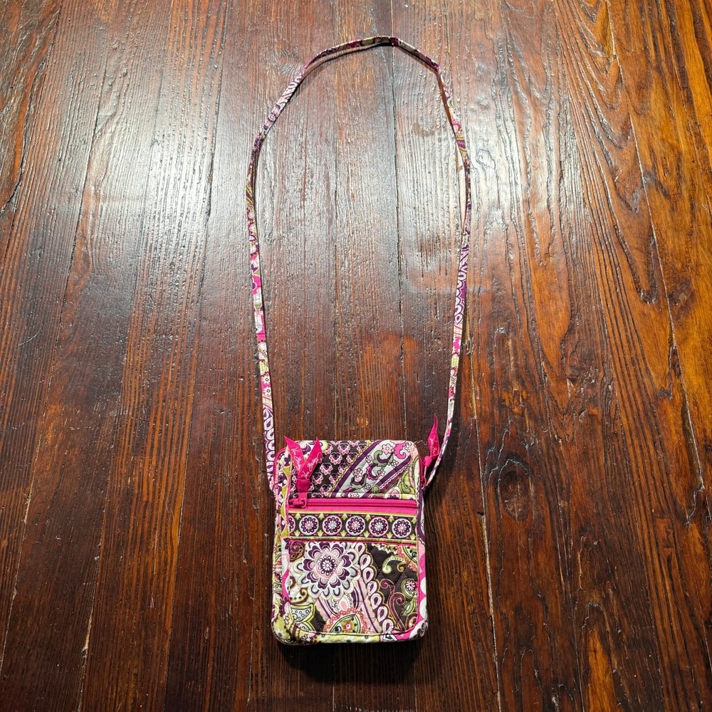 Vera Bradley Mini Hipster Crossbody‎ Bag Purse - Very Berry Paisley - Retired